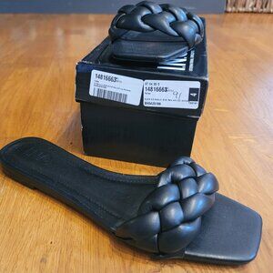 INC Partee Square Toe Slip On Sandals 9.5  - NWT